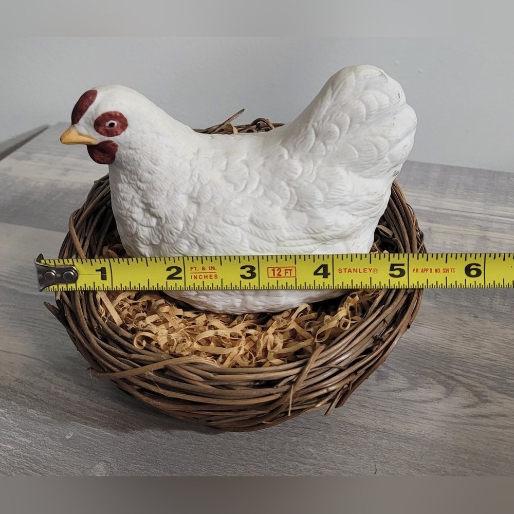 4" Nesting Laying Chicken/hen/rooster Country Farm Western Decor - Picture 6 of 6
